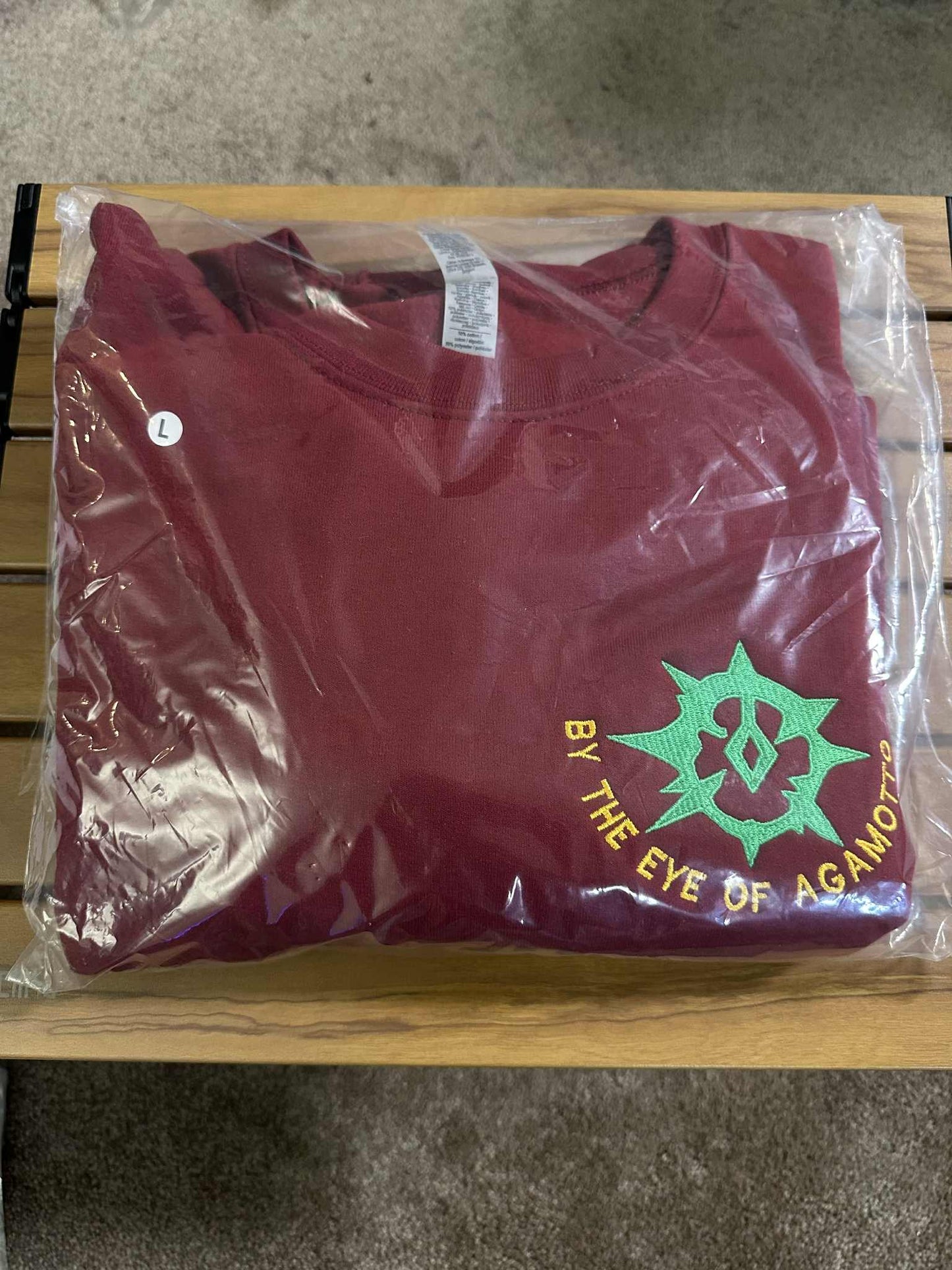 L) Dr Strange Crewneck Dark Red