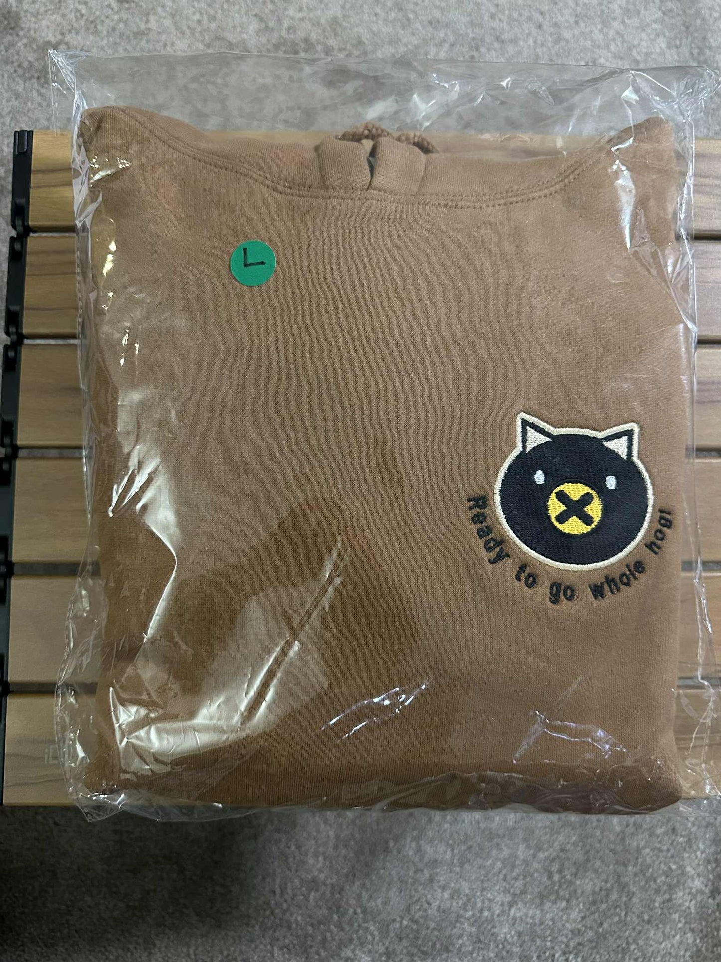 L) Overwatch Roadhog Heavyweight Hoodie Sandstone