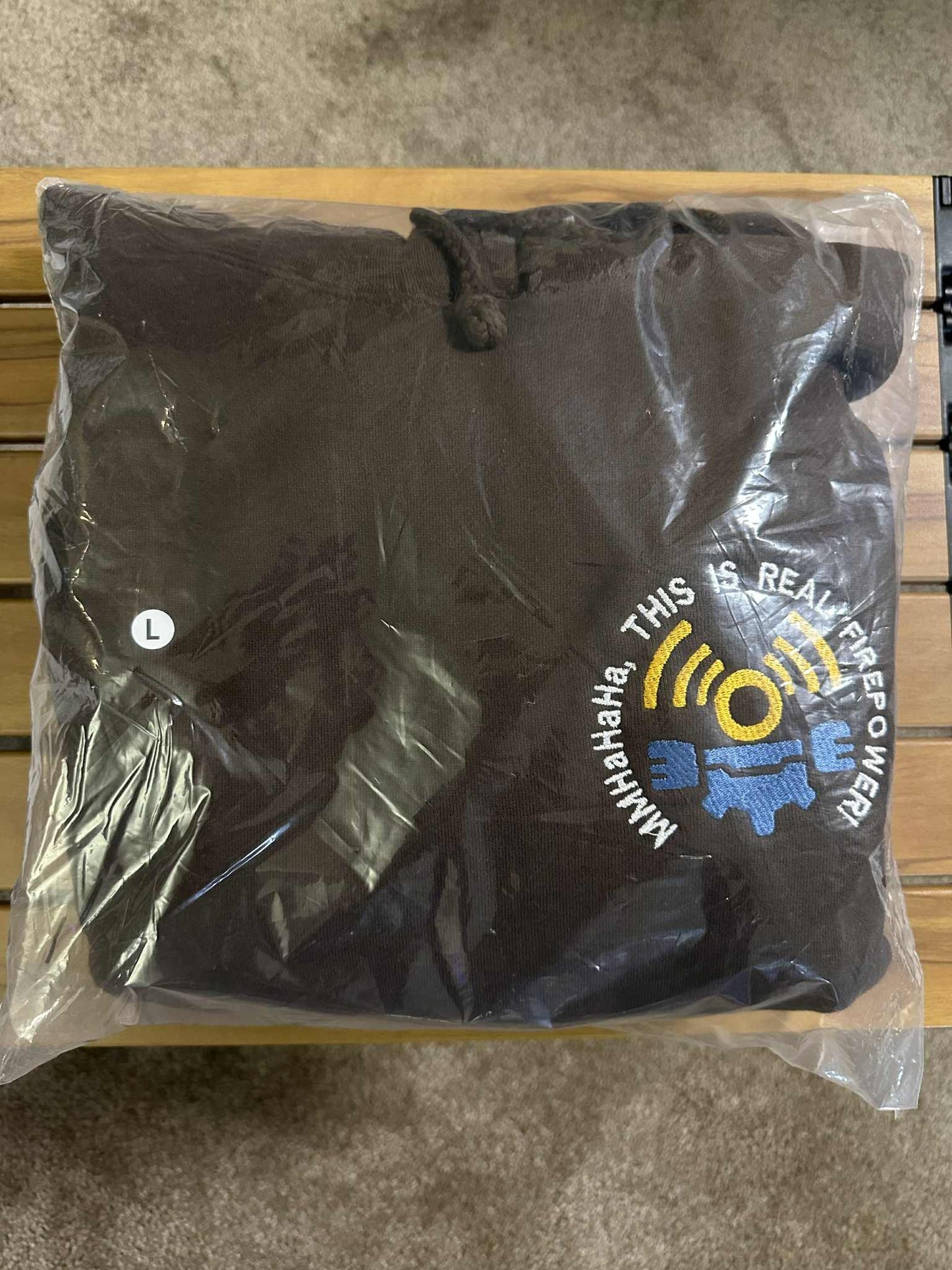 L) Rocket Heavyweight Hoodie Brown