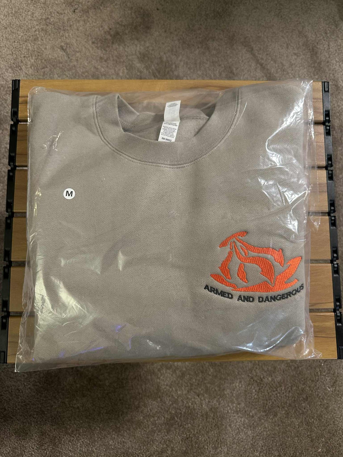 M) Bucky Heavyweight Crewneck Beige