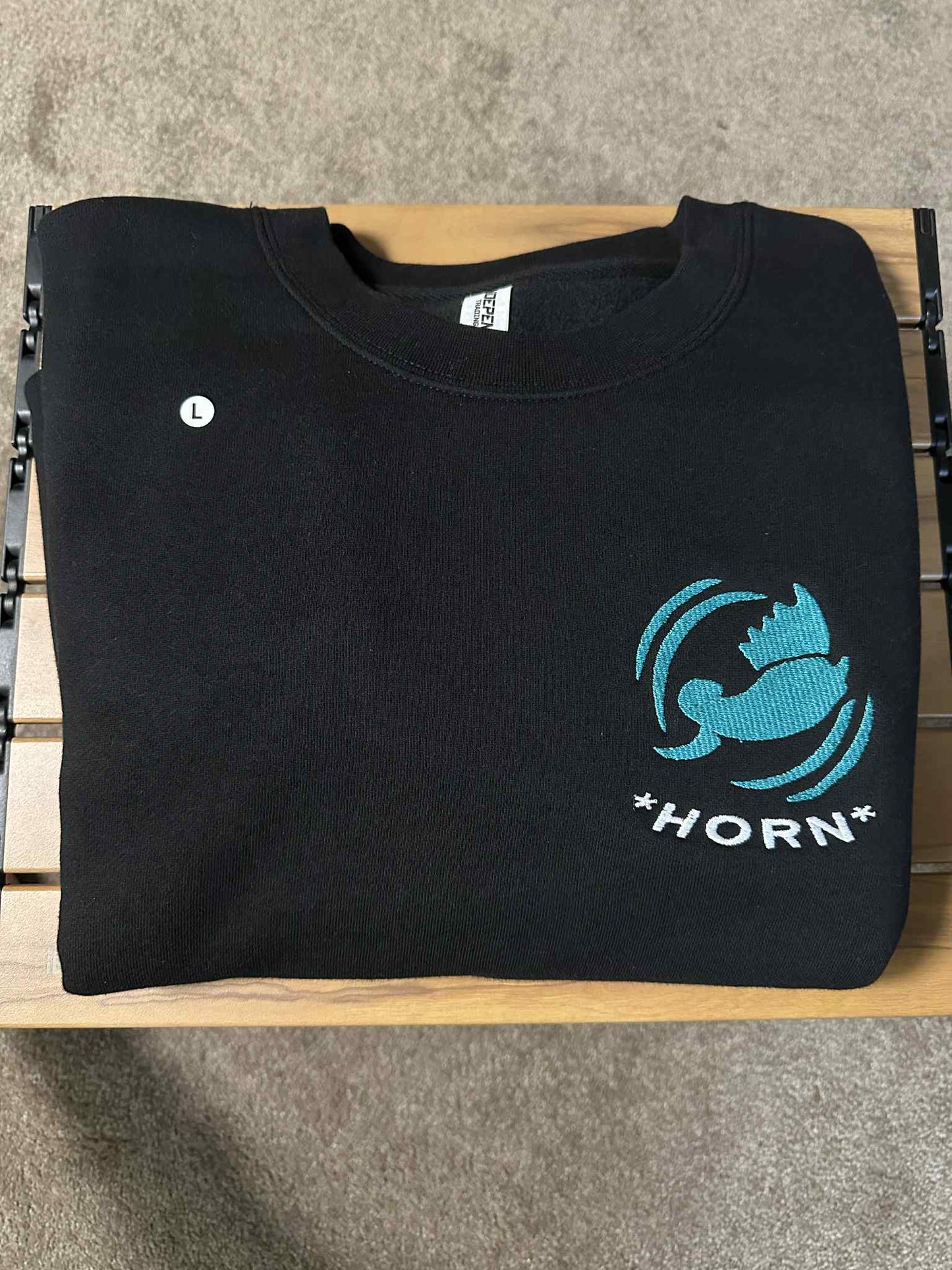 L) Namor Heavyweight Crewneck Black