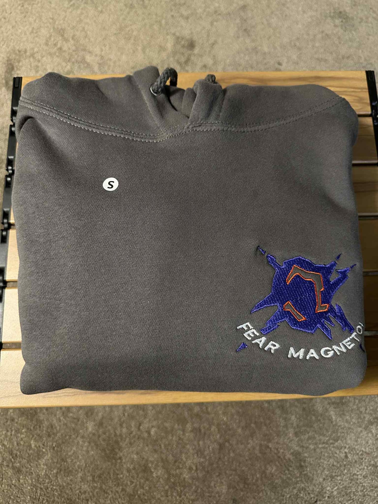 S) Magneto Heavyweight Hoodie Charcoal