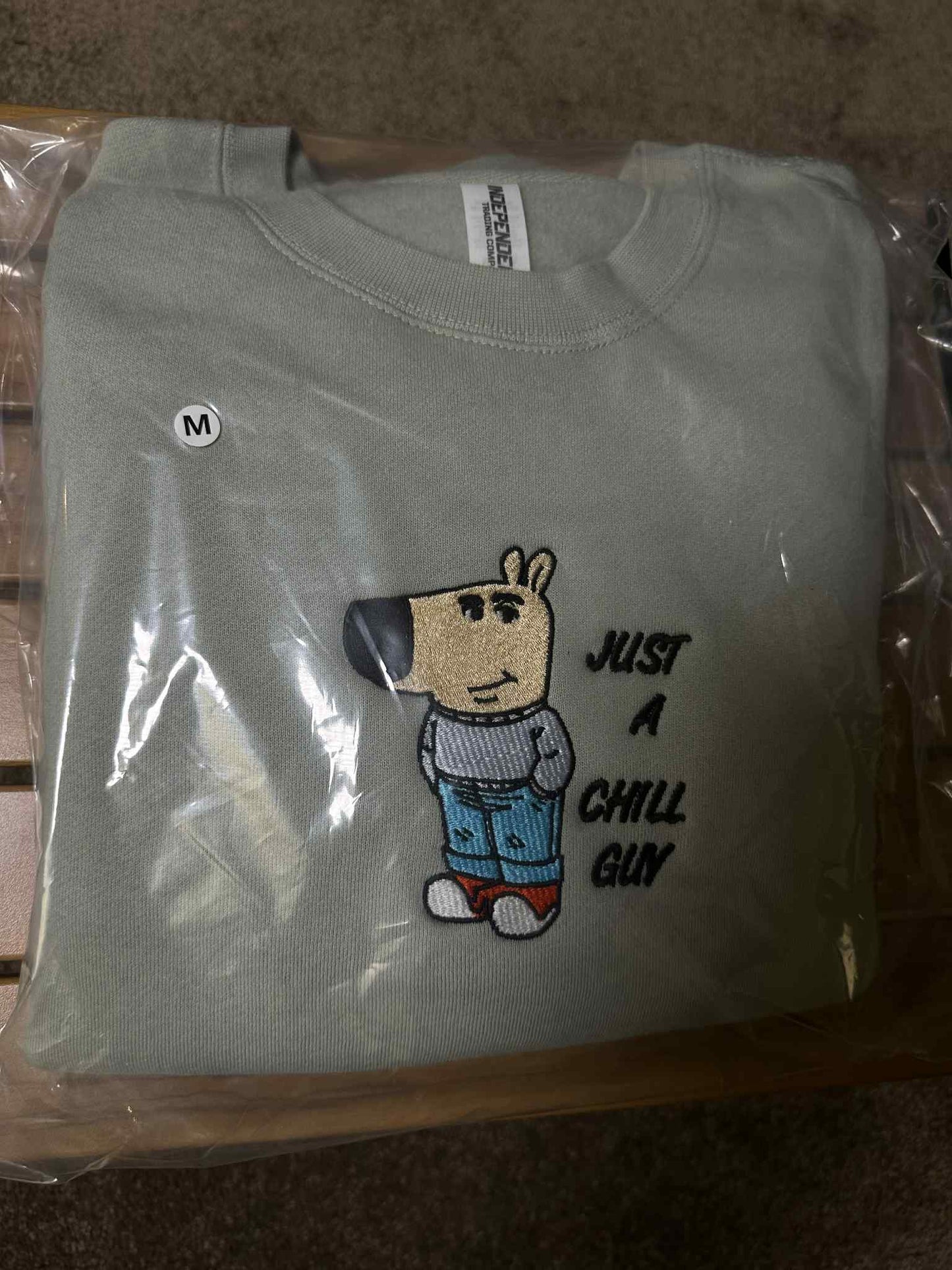 M) Chill Guy Heavyweight Crewneck
