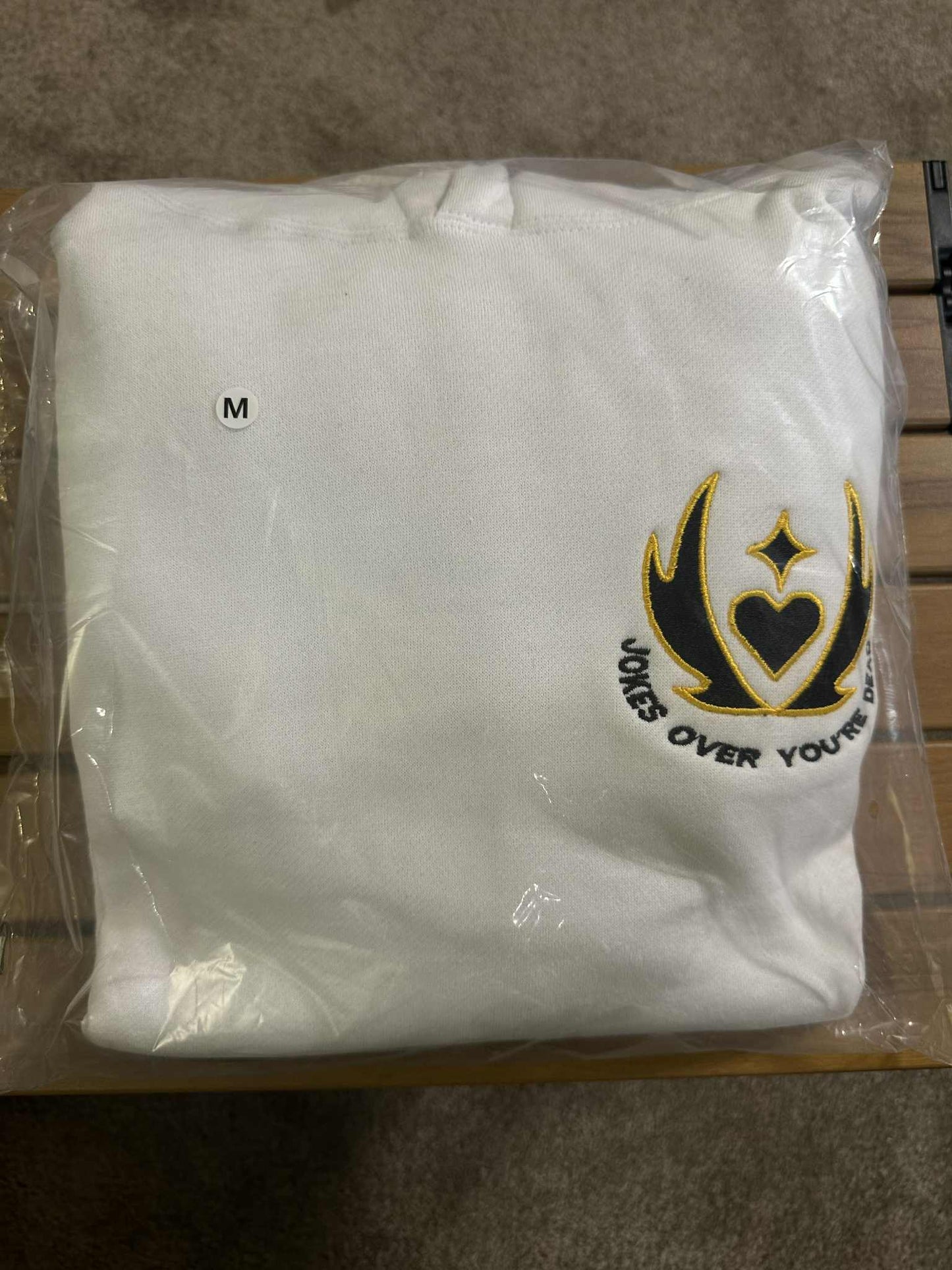 M) Valorant Phoenix Heavyweight Hoodie White