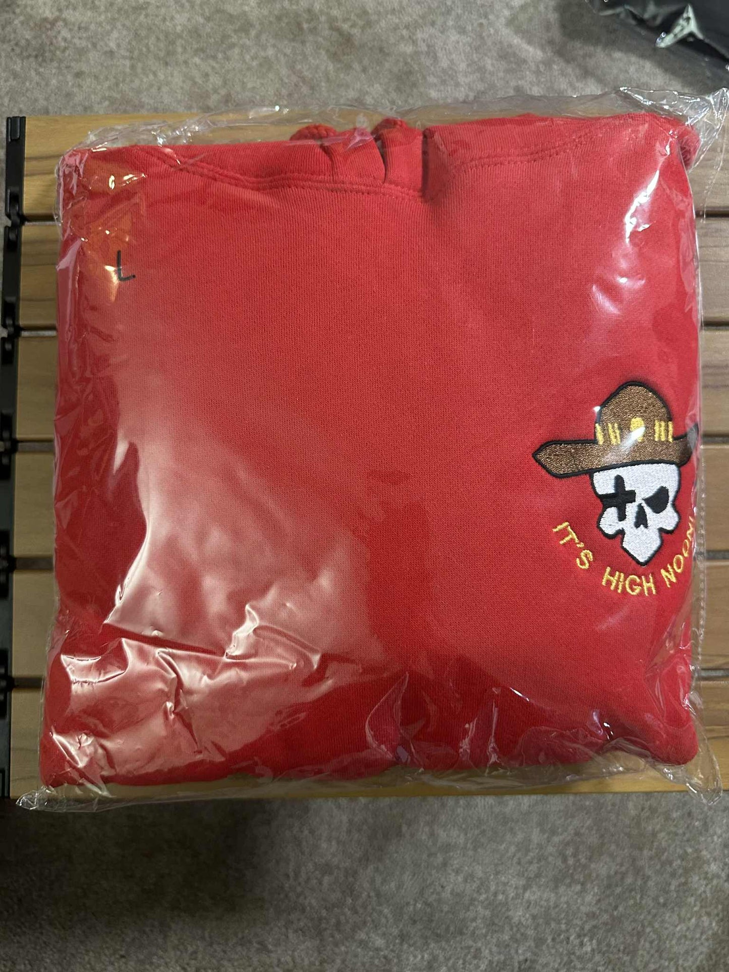 L) Overwatch Cassidy Heavyweight Hoodie Red