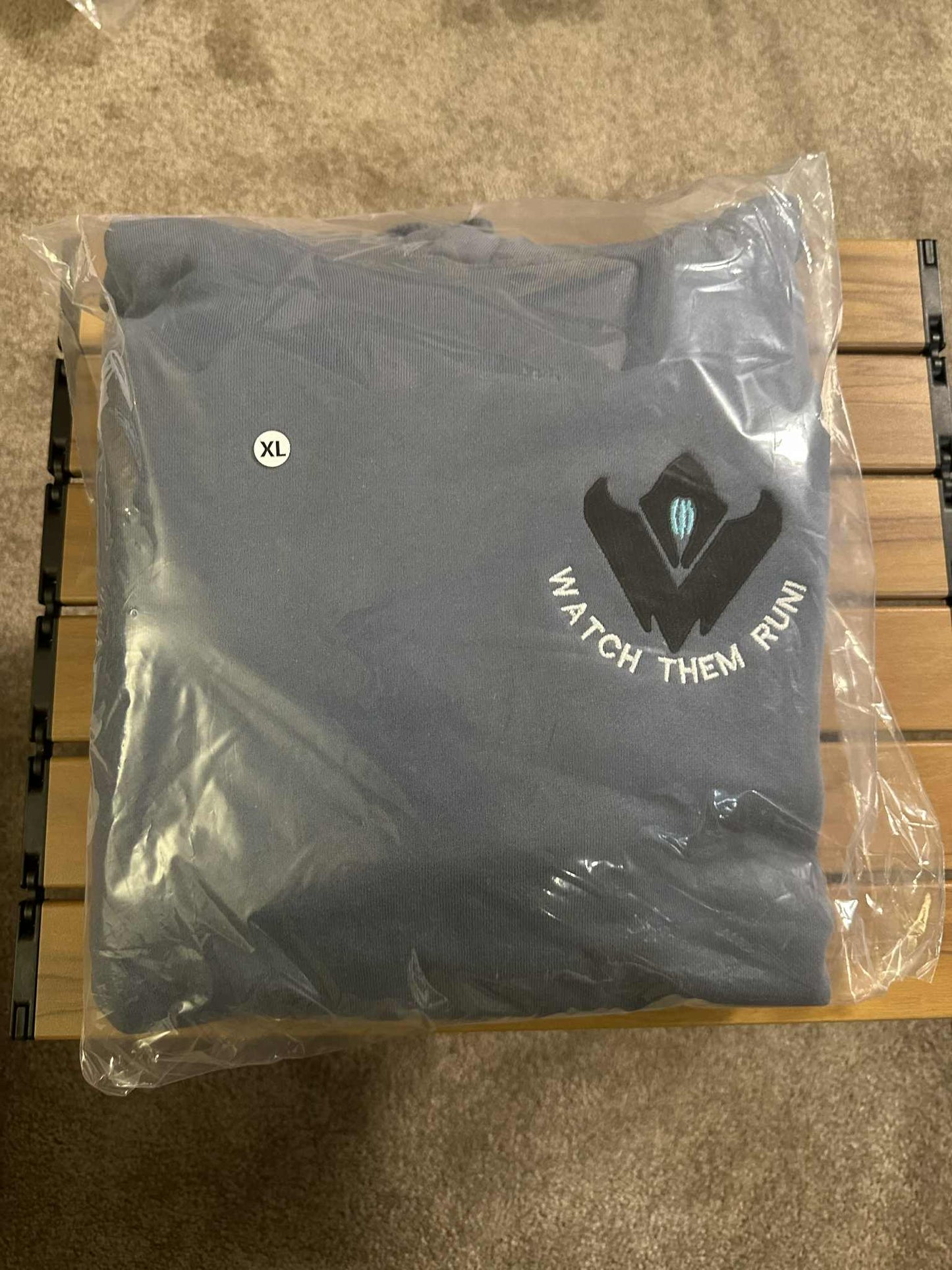 XL) Valorant Omen Heavyweight Hoodie Storm Blue