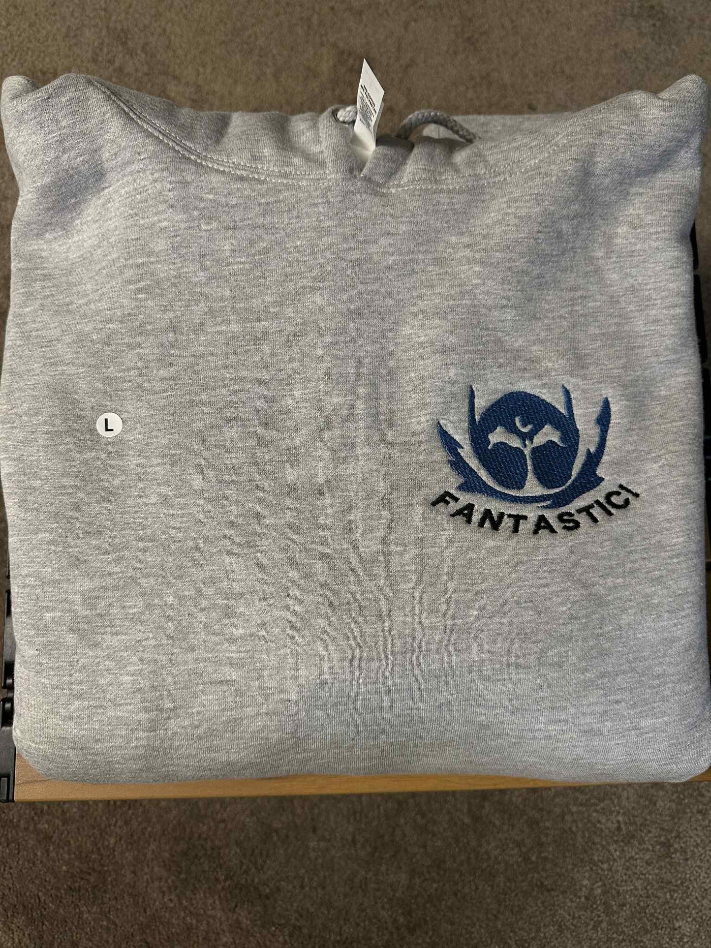 L) Mr. Fantastic Heavyweight Hoodie Heather Gray