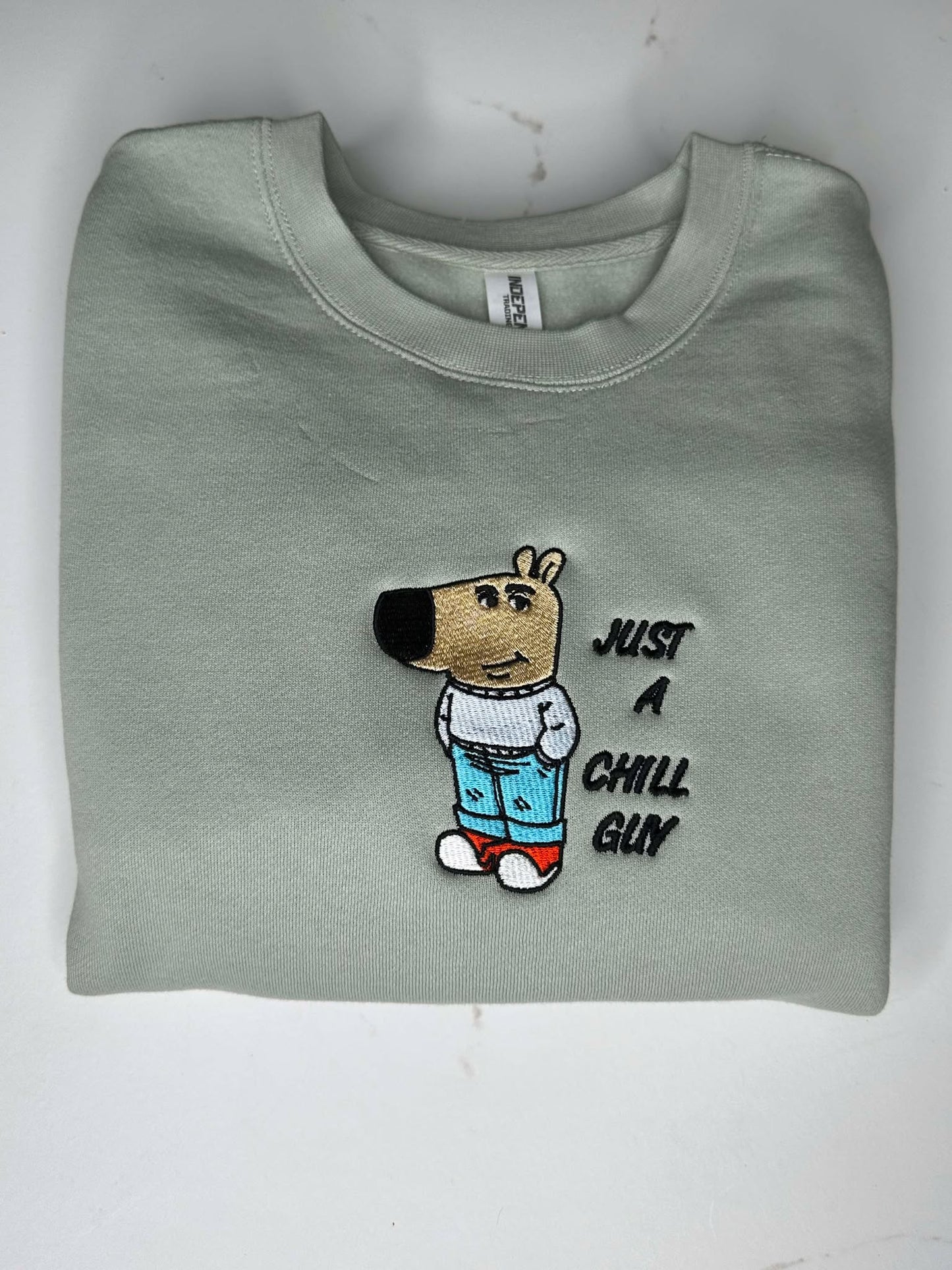 "I'm Just A Chill Guy" Heavyweight Crewneck