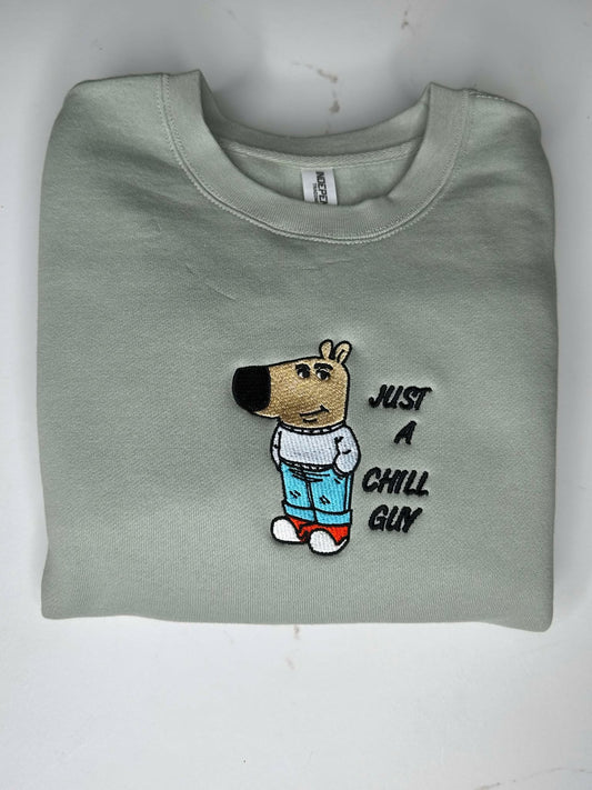 "I'm Just A Chill Guy" Heavyweight Crewneck
