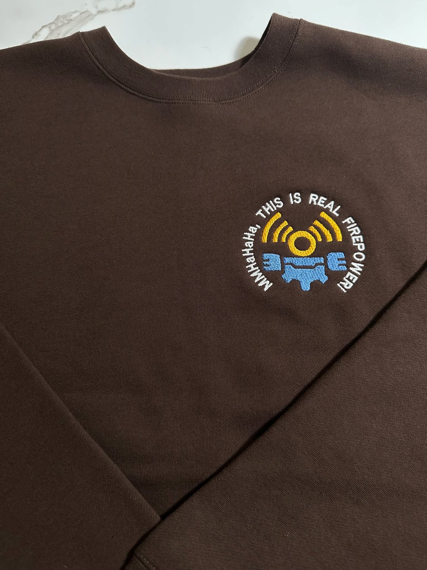 "This is Real Firepower!" Heavyweight Crewneck Tier 2