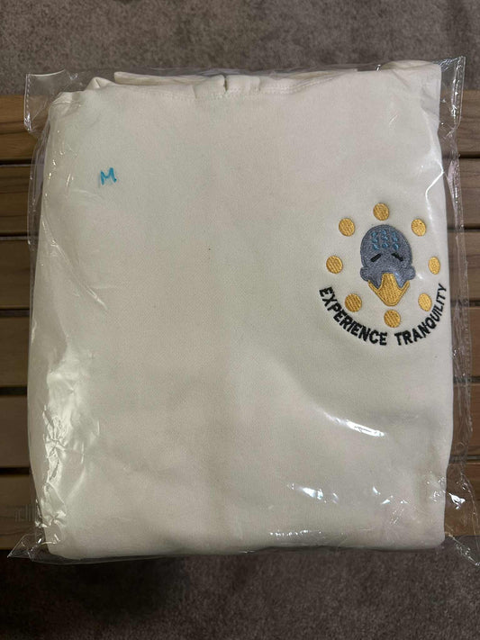 M) Overwatch Zenyatta Heavyweight Hoodie Off White