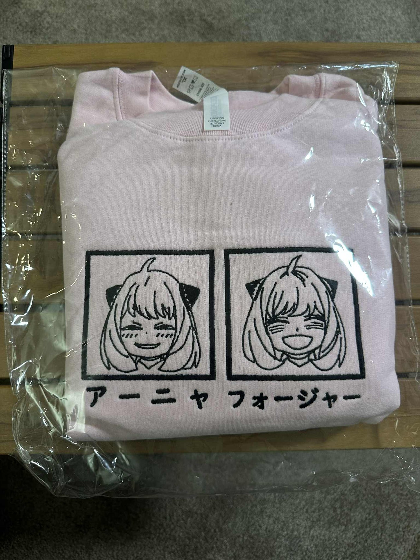 XL) SpyxFamily Anya Crewneck Pink