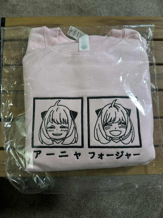XL) SpyxFamily Anya Crewneck Pink