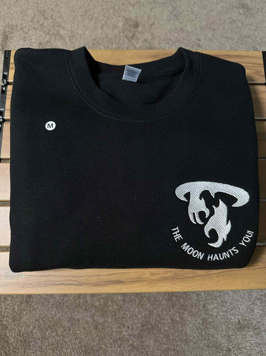 M) Moonknight Heavyweight Crewneck Black