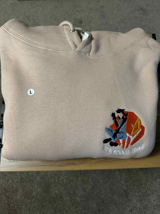 L) Peni Parker Heavyweight Hoodie Dusty Pink