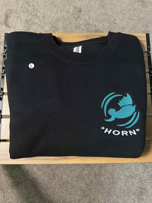 L) Namor Heavyweight Crewneck Black