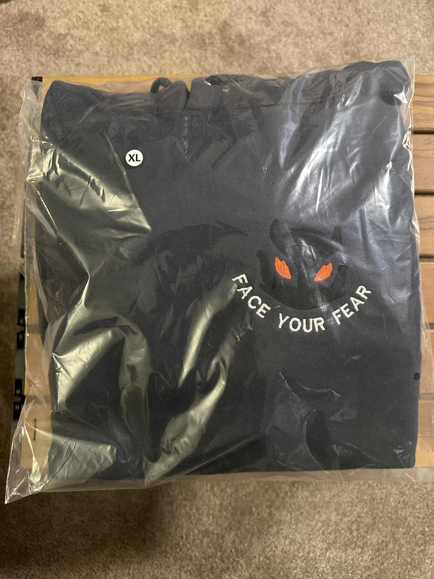 XL) Valorant Fade Heavyweight Hoodie Slate Blue