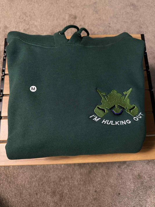 M) Hulk Heavyweight Hoodie Alphine Green