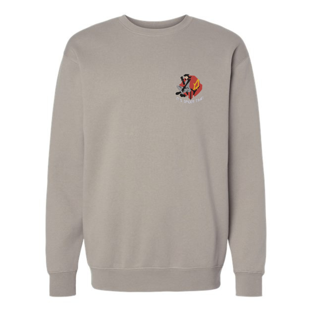 "It's Spider Time!" TIer 2 Heavyweight Crewneck (Beige)