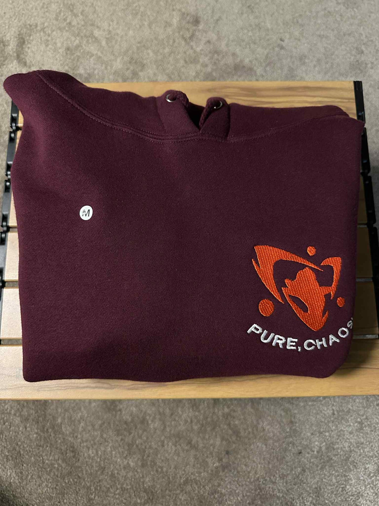 M) Scarlet Witch Heavyweight Hoodie Maroon