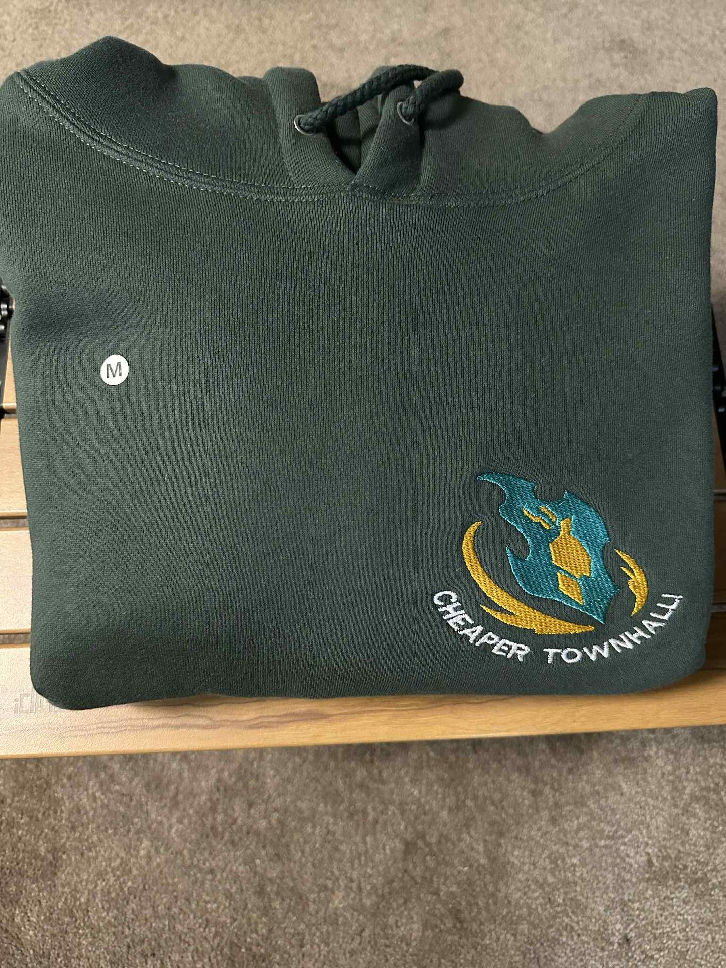 M) Ironfist Heavyweight Hoodie Alphine Green