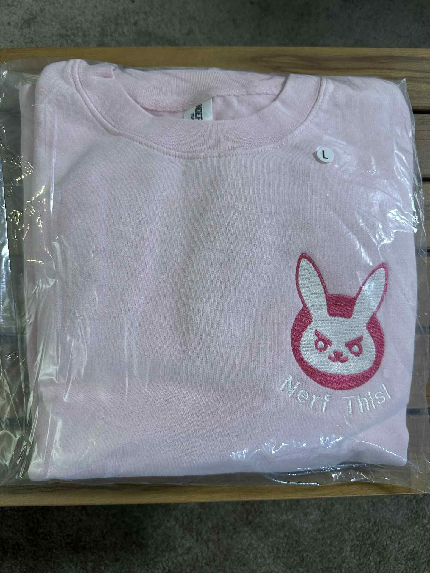 L) Overwatch DVA Crewneck Pink