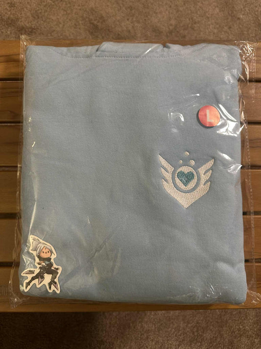 L) Valorant Sage Midweight Hoodie Baby Blue