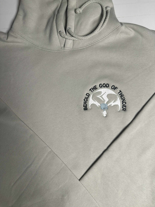 "Behold The God Of Thunder" Heavyweight Hoodie