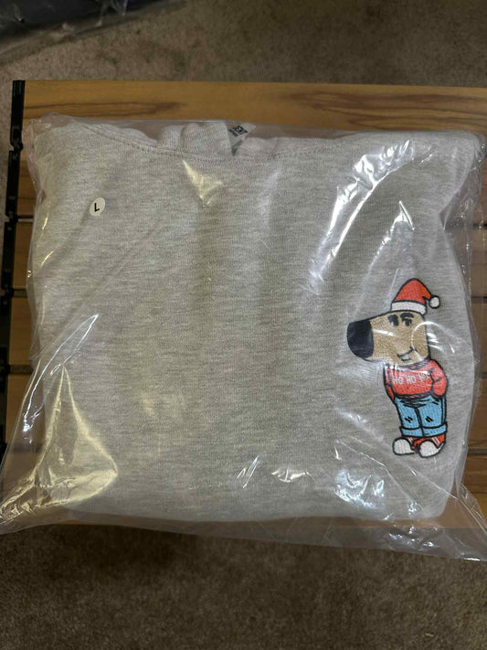 L) Chill Guy Heavyweight Hoodie Heather Gray (Christmas)
